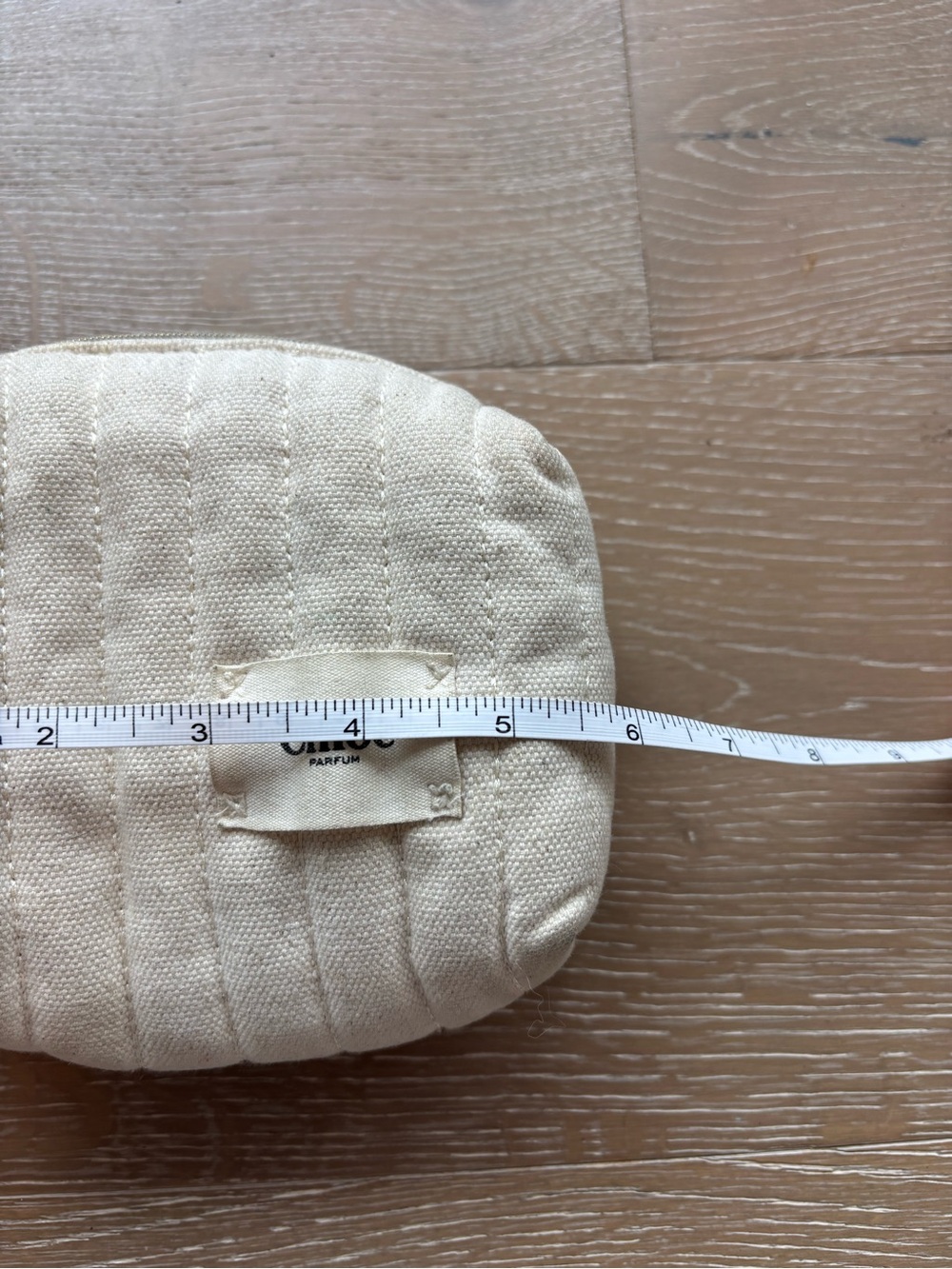 Chloé Cream Quilted Cosmetic Pouch - Picture 6 of 7